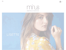 Tablet Screenshot of minus.dk